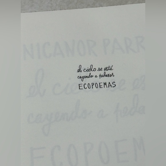 Ecopoemas Nicanor Parra : El Cielo Se Está Cayendo a Pedazos. Spanish Edition - Picture 5 of 10